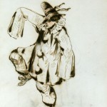 Édouard Manet ~ Pierrot Dancer, 1849