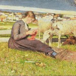 a-girl-knitting-giovanni-segantini