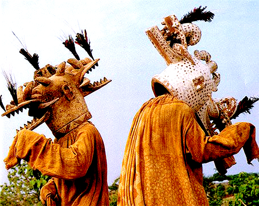 アフリカ マスク セヌフォ族 - 彫刻/オブジェクト